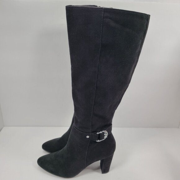 Jones New York Signature Women's Black Knee High Boots US Size 8.5M - Picture 2 of 12